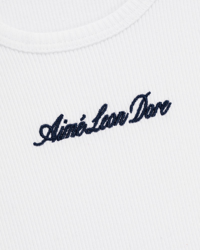 Embroidered Logo Tank Top