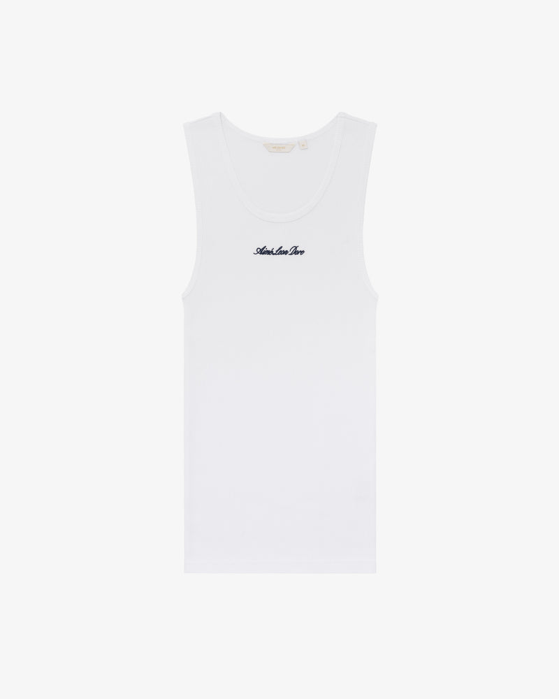 Embroidered Logo Tank Top