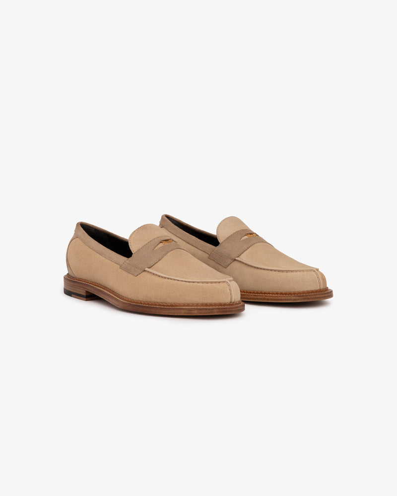 Suede Queens Crest Loafer