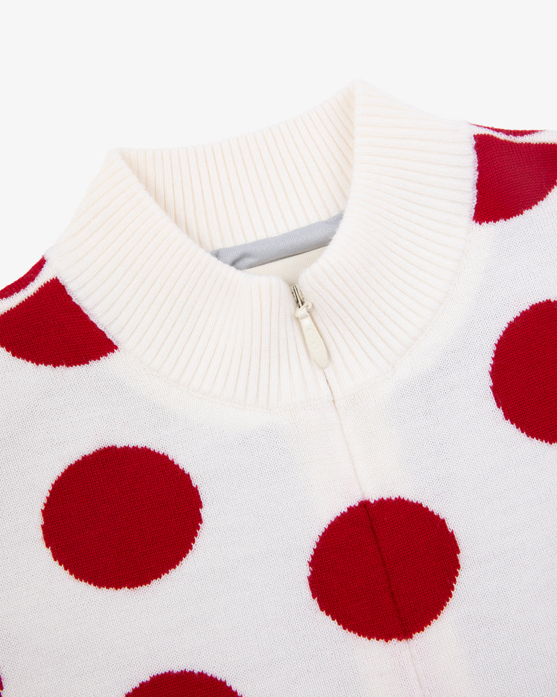 WINDSTOPPER® Polka Dot Knit Cycling Jersey by GORE-TEX LABS