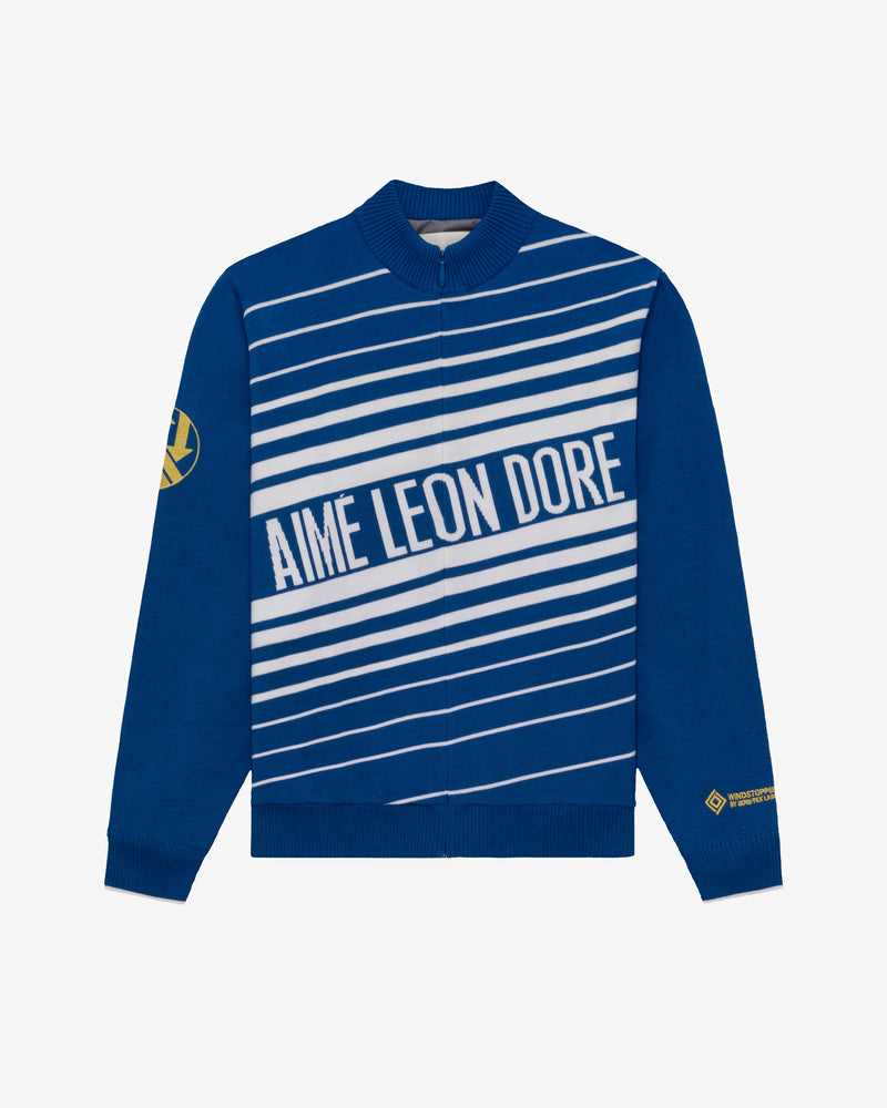WINDSTOPPER® Striped Knit Cycling Jersey by GORE-TEX LABS