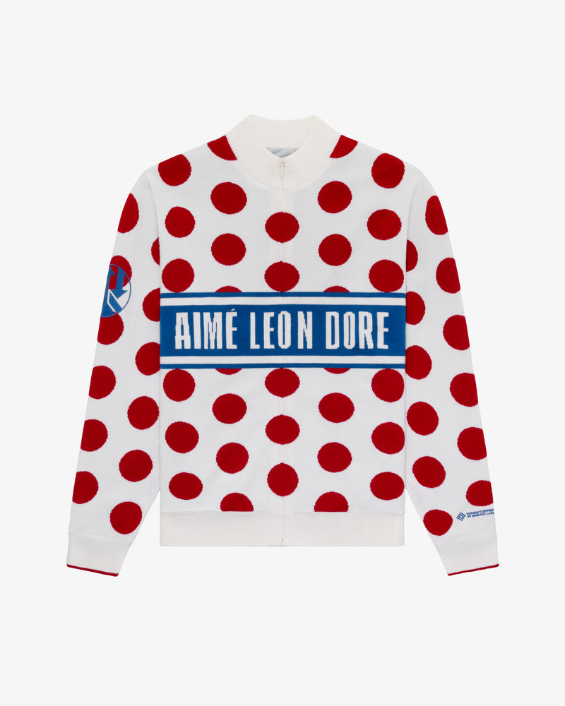 WINDSTOPPER® Polka Dot Knit Cycling Jersey by GORE-TEX LABS