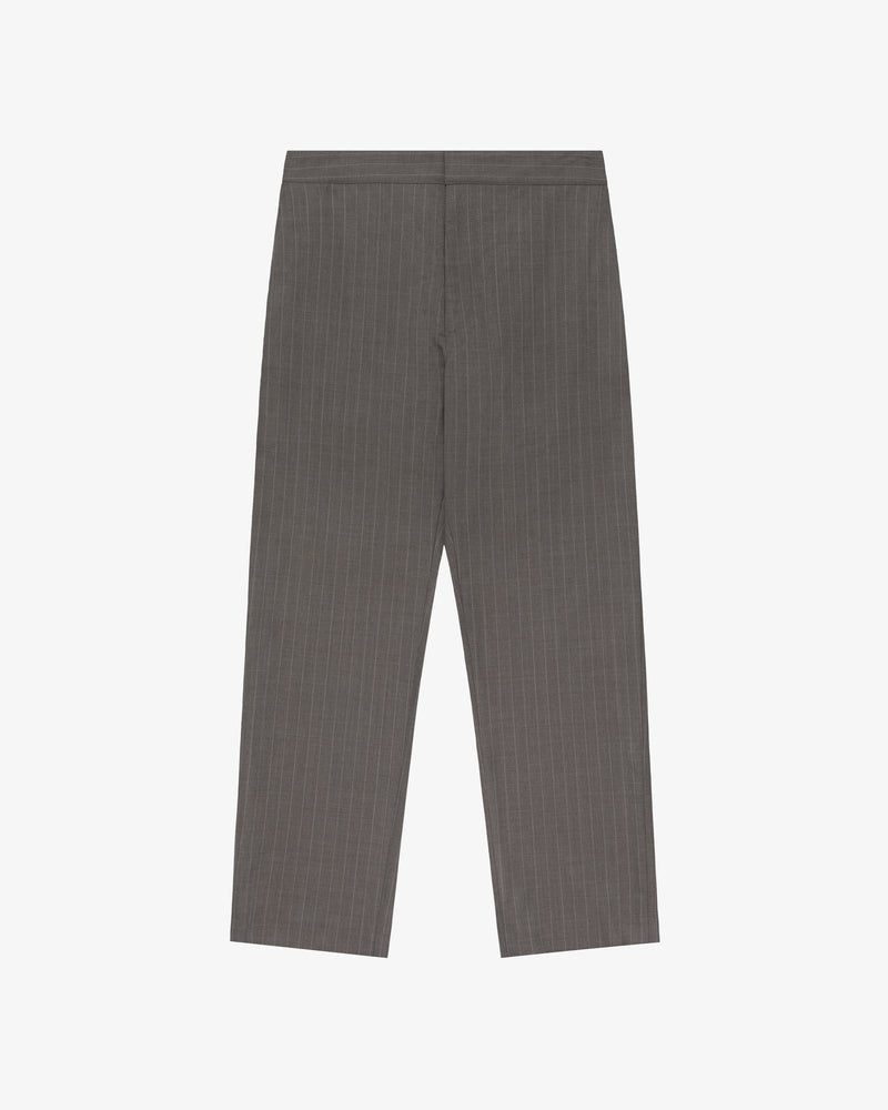 Pinstripe Elasticated Waist Suit Trouser