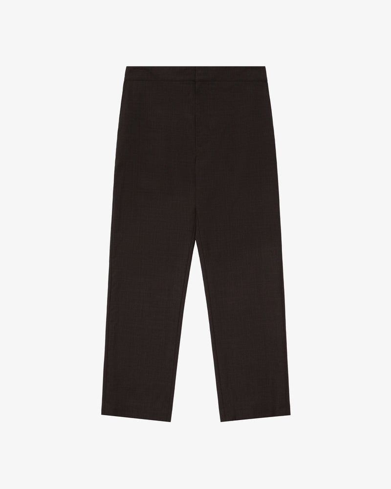 Melange Wool Elasticated Waist Suit Trouser