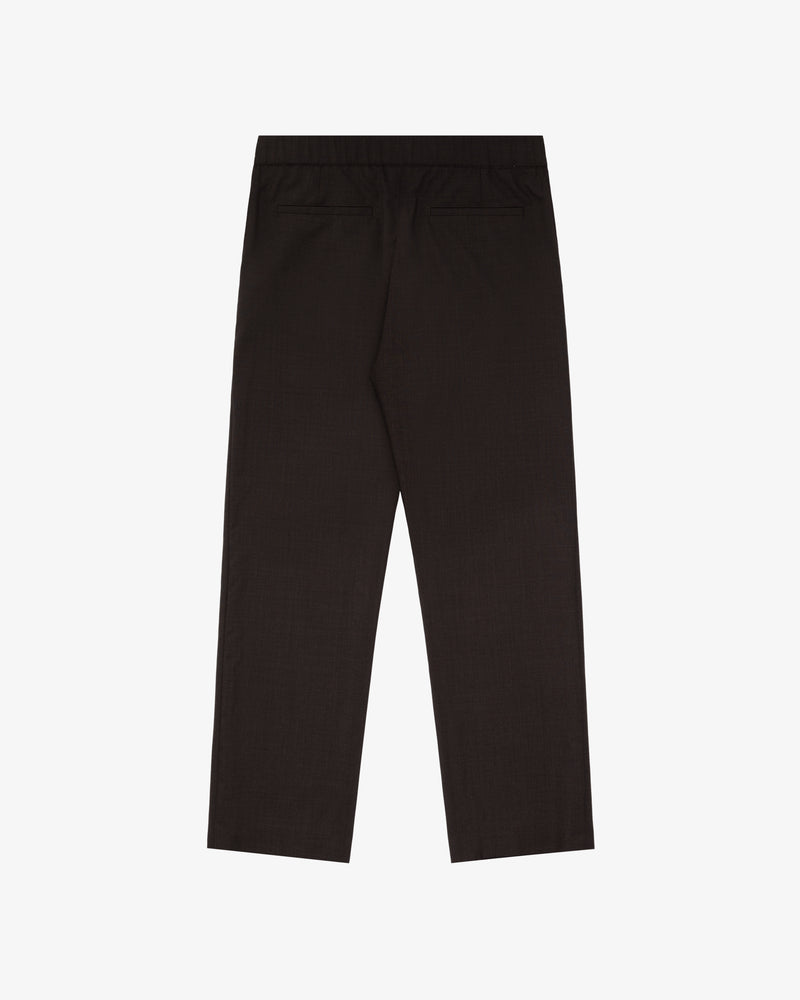 Melange Wool Elasticated Waist Suit Trouser
