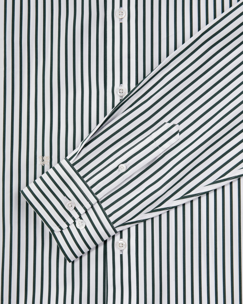 Monogram Yarn Dyed Stripe Shirt