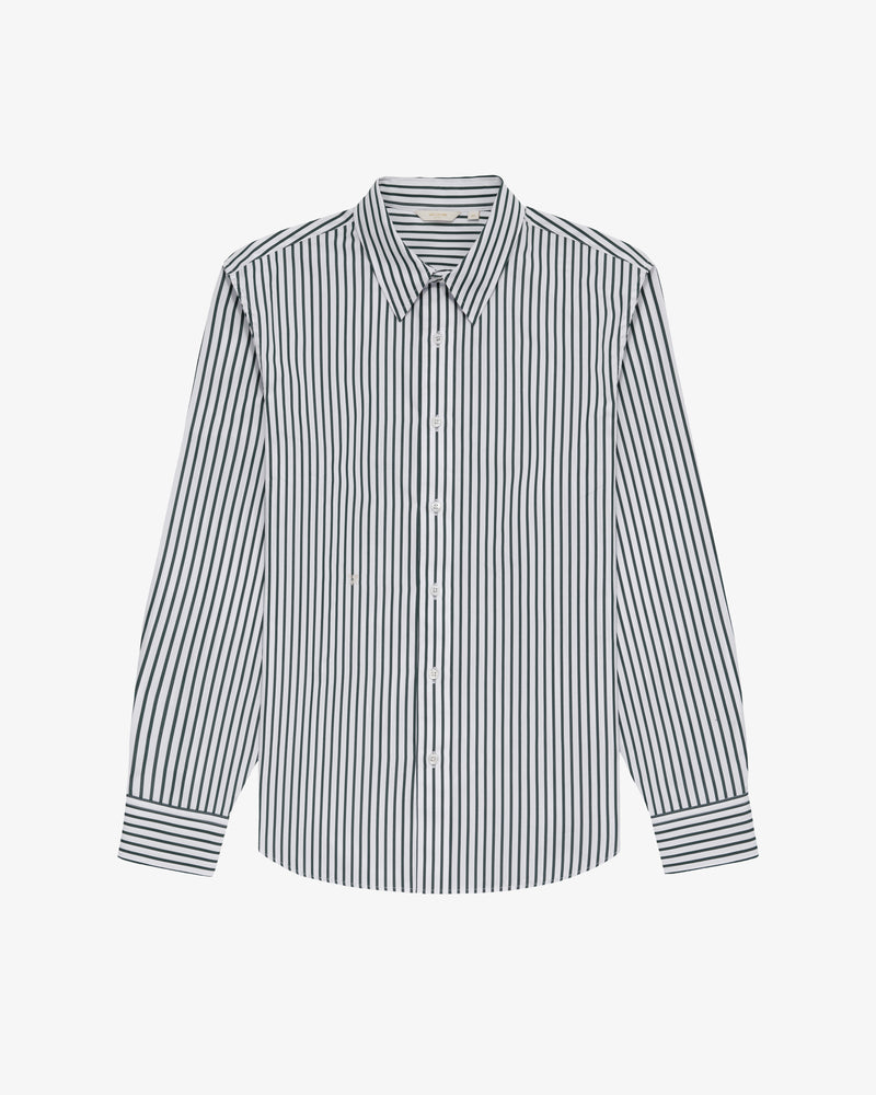 Monogram Yarn Dyed Stripe Shirt
