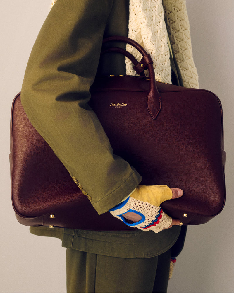 Full Grain Leather Briefcase Duffle