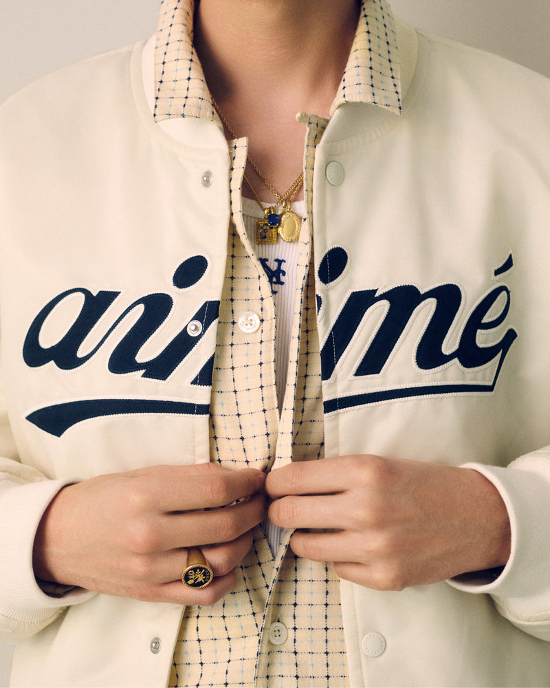 Satin Varsity Jacket