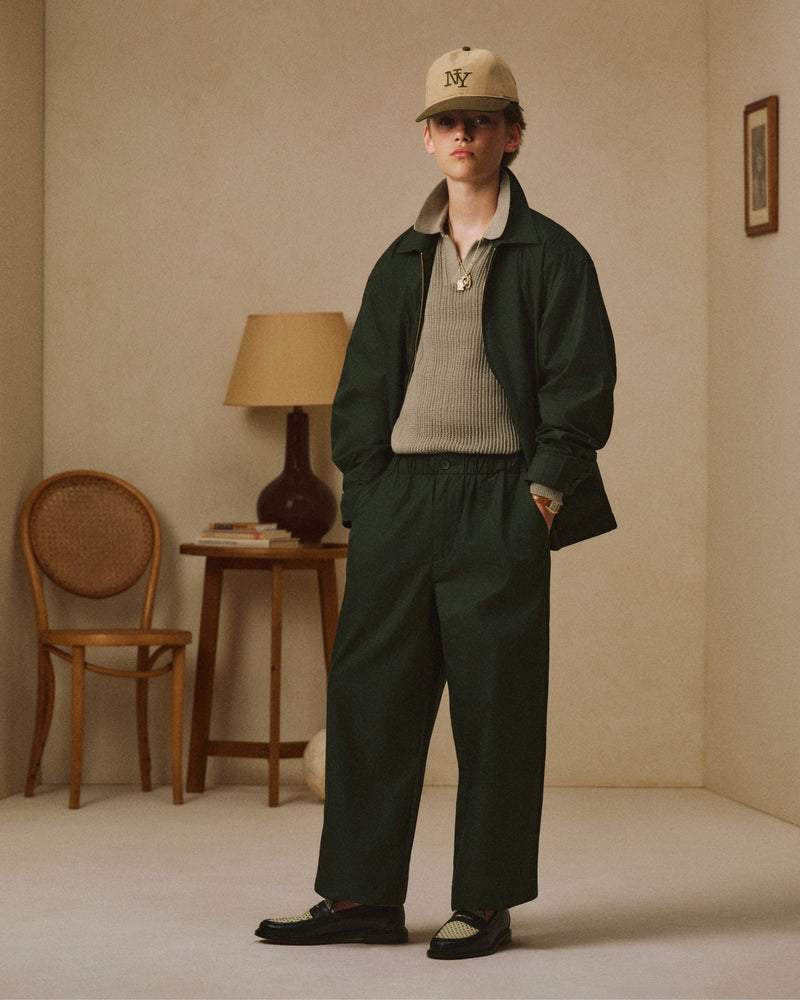 Long-Sleeve Mesh Knit Polo