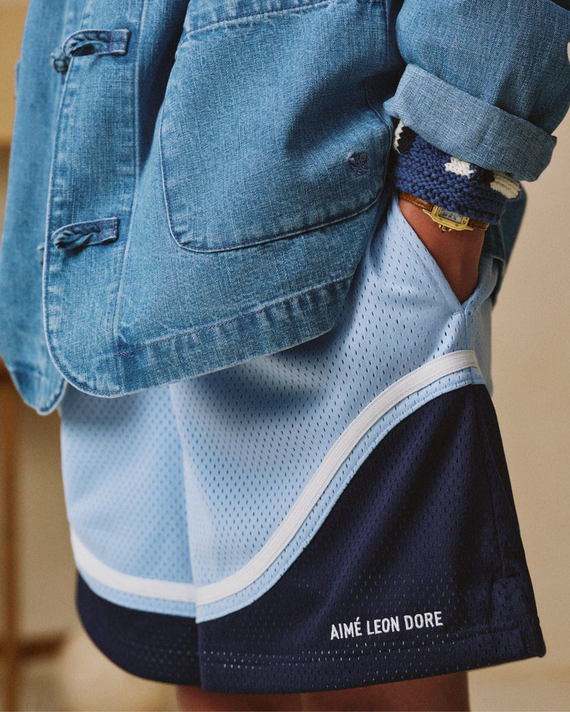 Colorblock Court Short