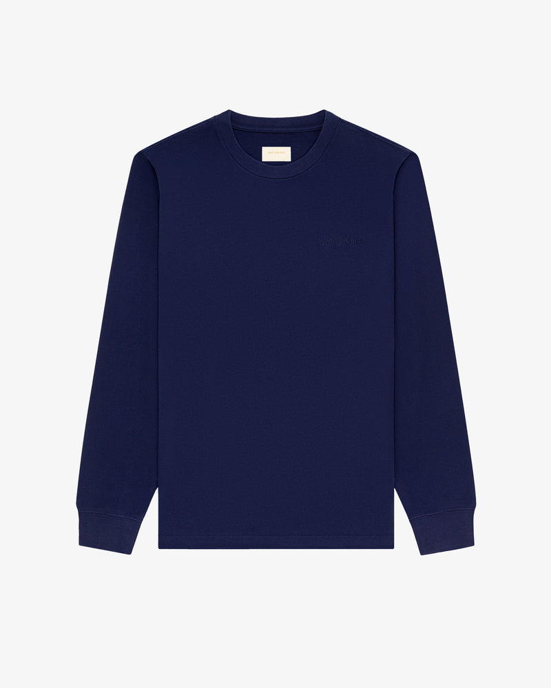 Long-Sleeve Tonal Logo Tee