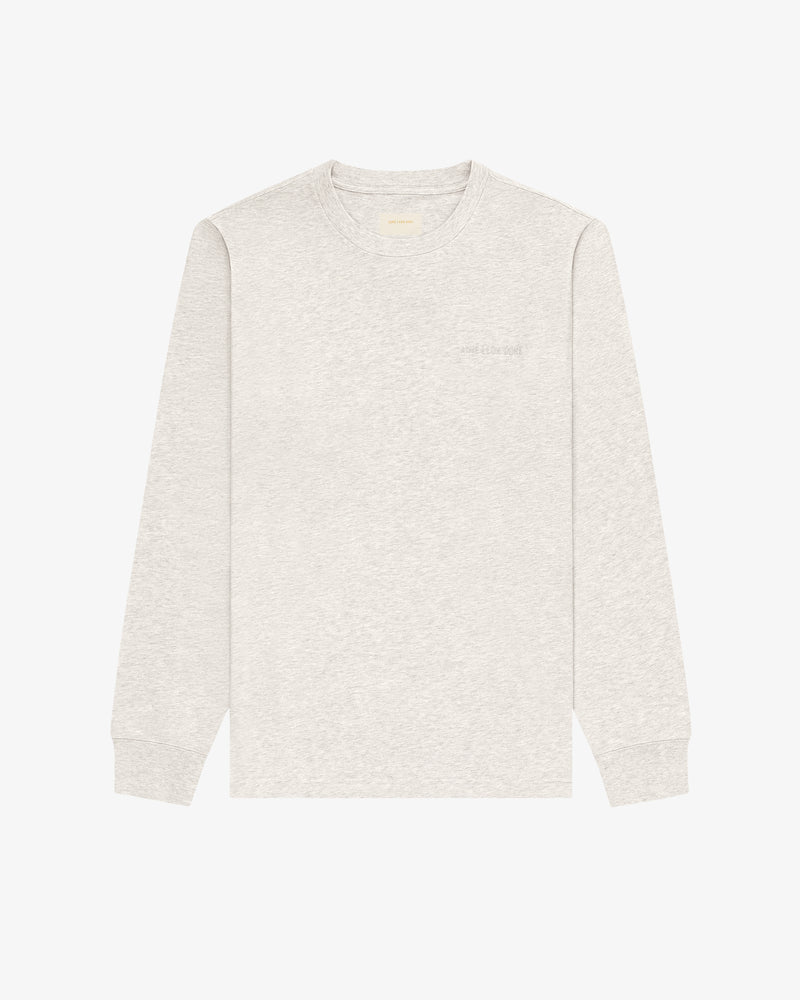 Long-Sleeve Tonal Logo Tee