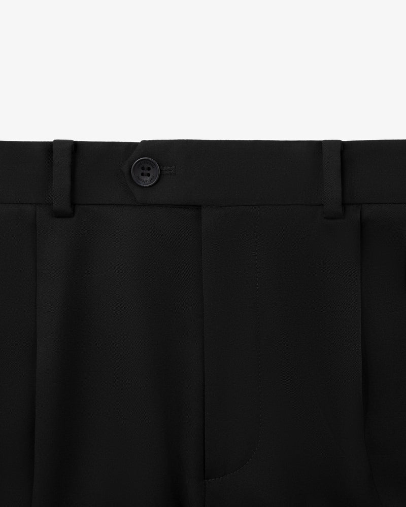 Single-Pleated Gabardine Trouser