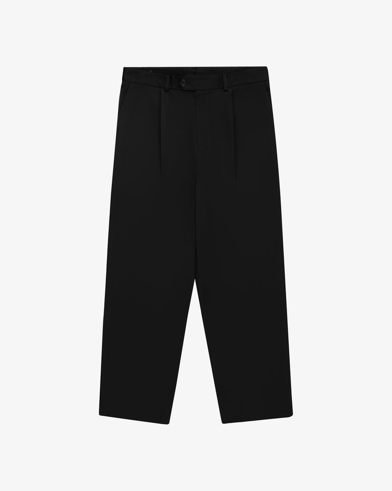 Single-Pleated Gabardine Trouser