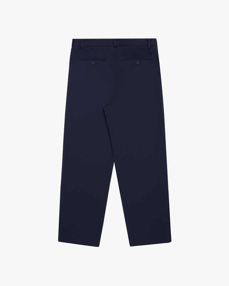 Single-Pleated Gabardine Trouser