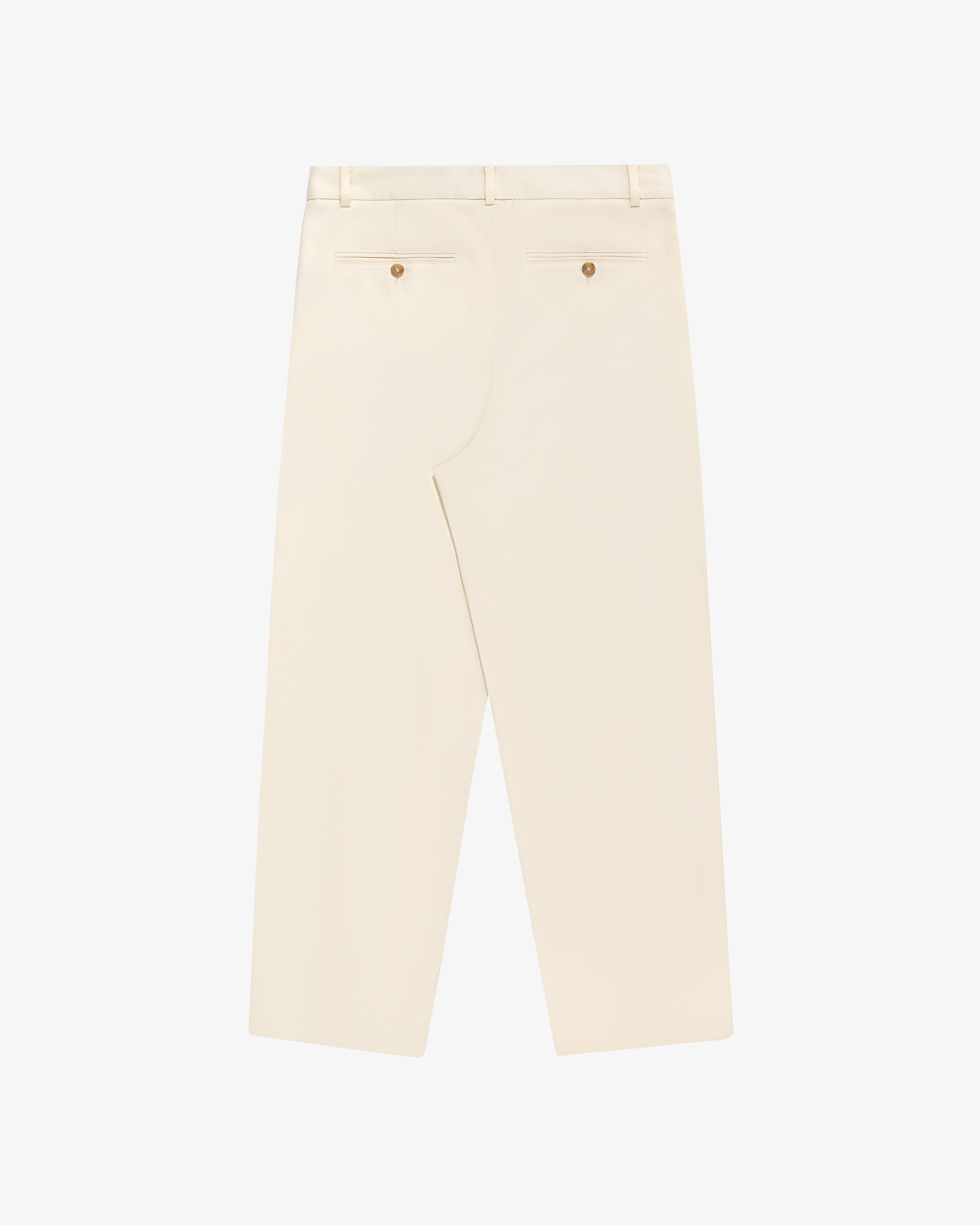 Single-Pleated Gabardine Trouser