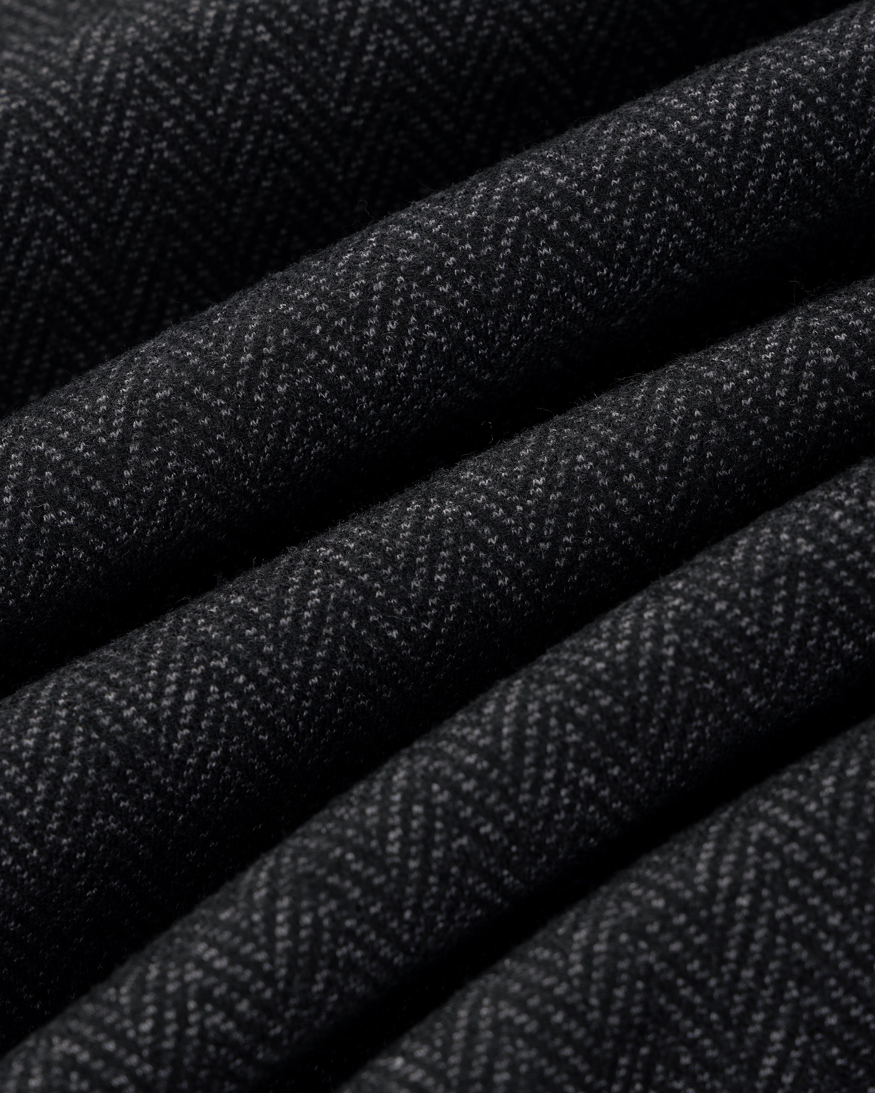 Wool Herringbone Track Jacket