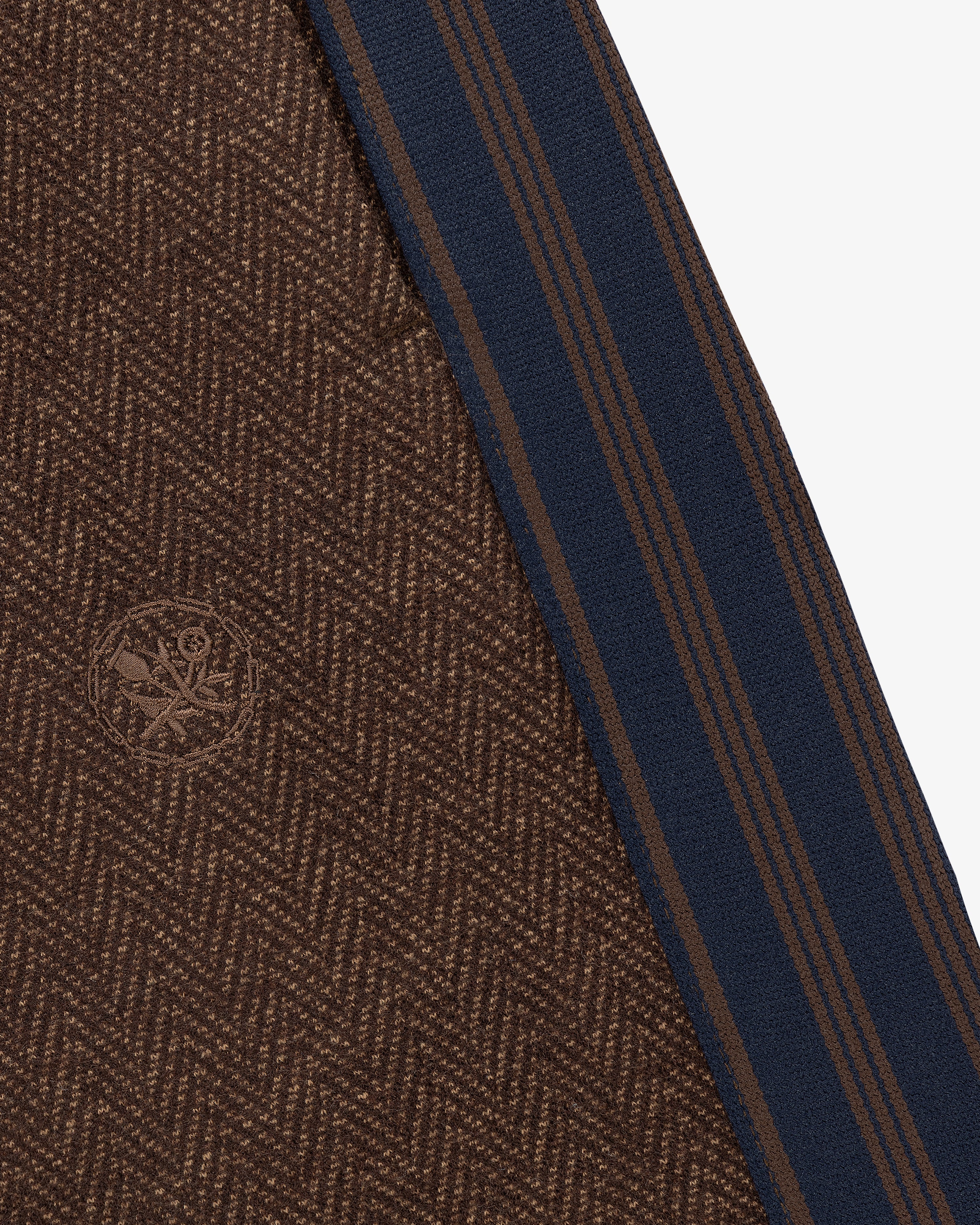 Wool Herringbone Track Pant