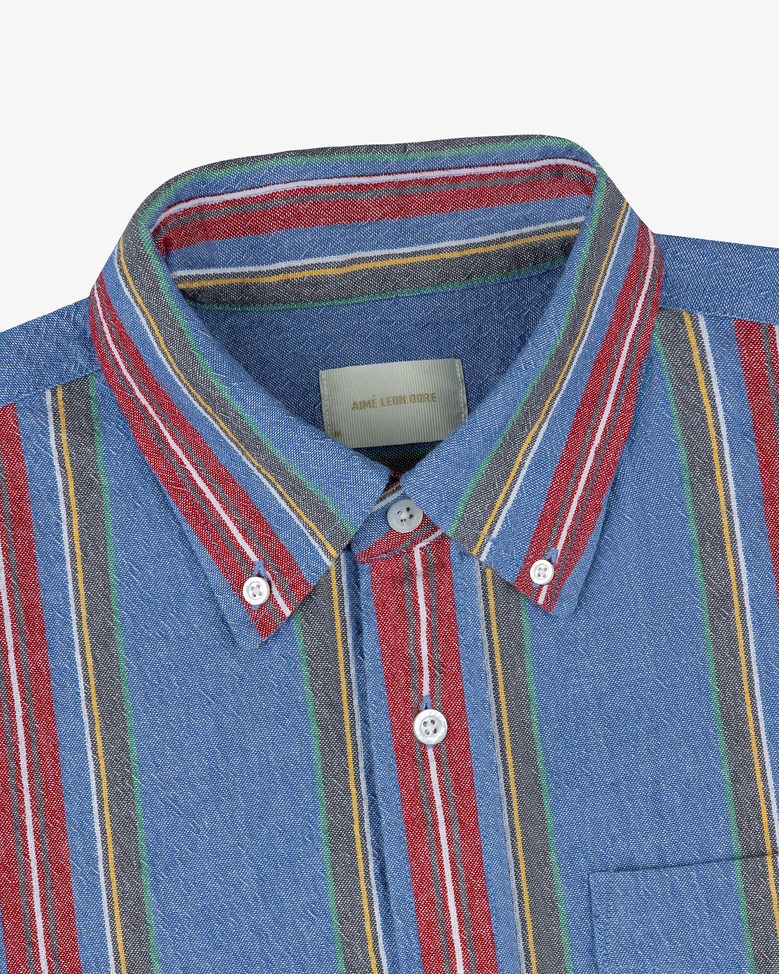 Striped Crest Oxford Shirt