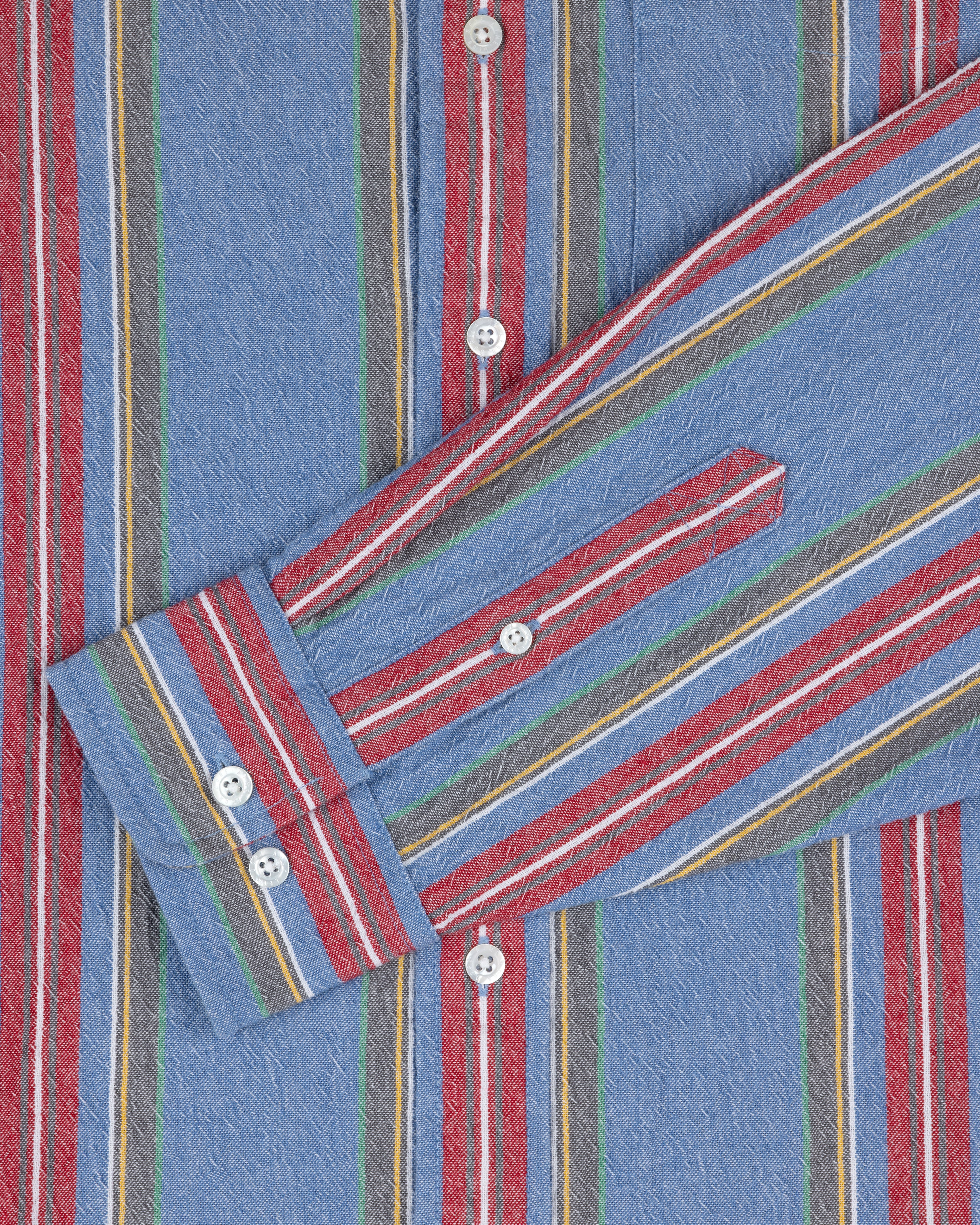 Striped Crest Oxford Shirt