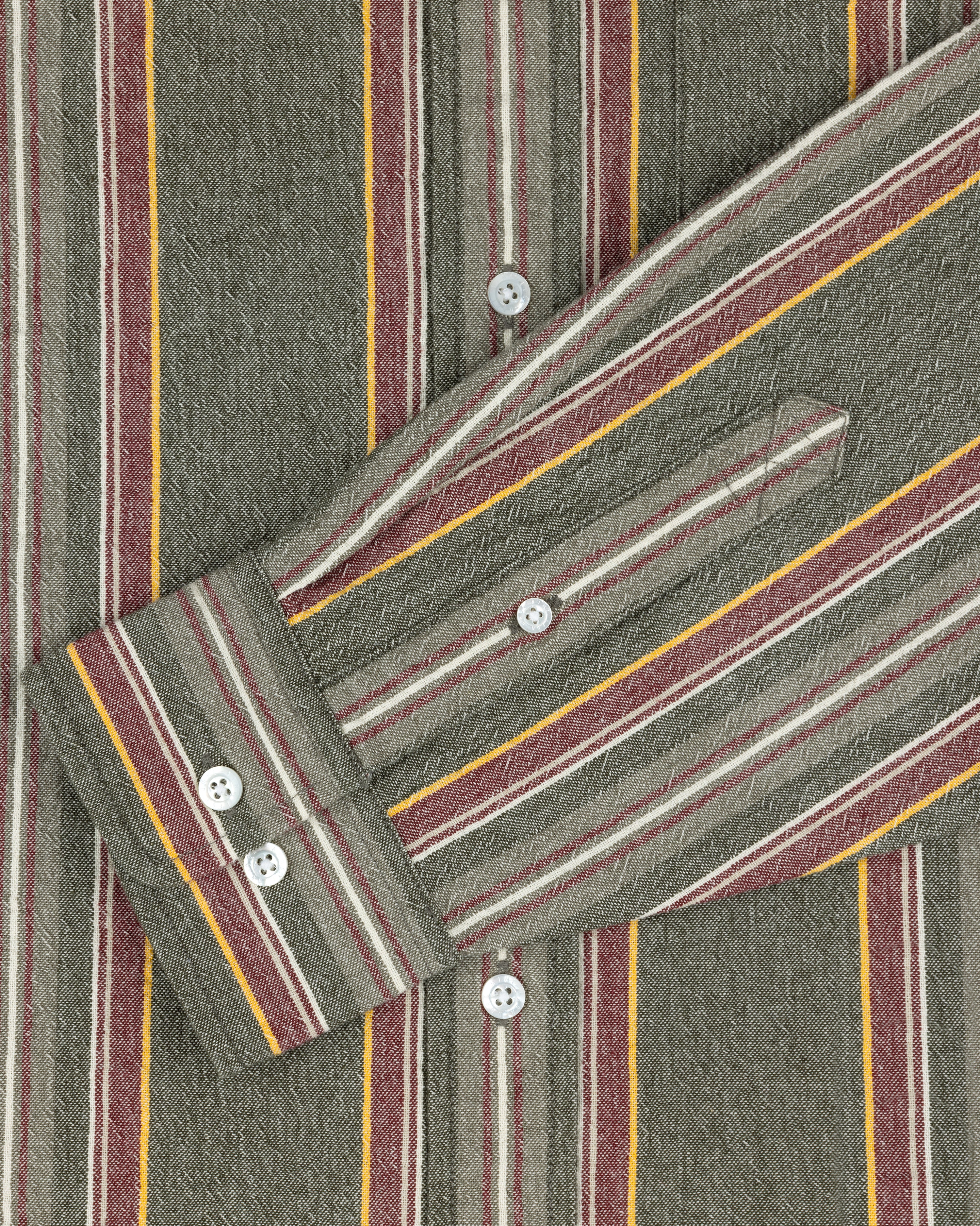 Striped Crest Oxford Shirt