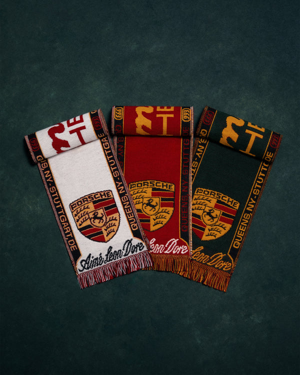 ALD / Porsche 993 Turbo Wool Souvenir Scarf