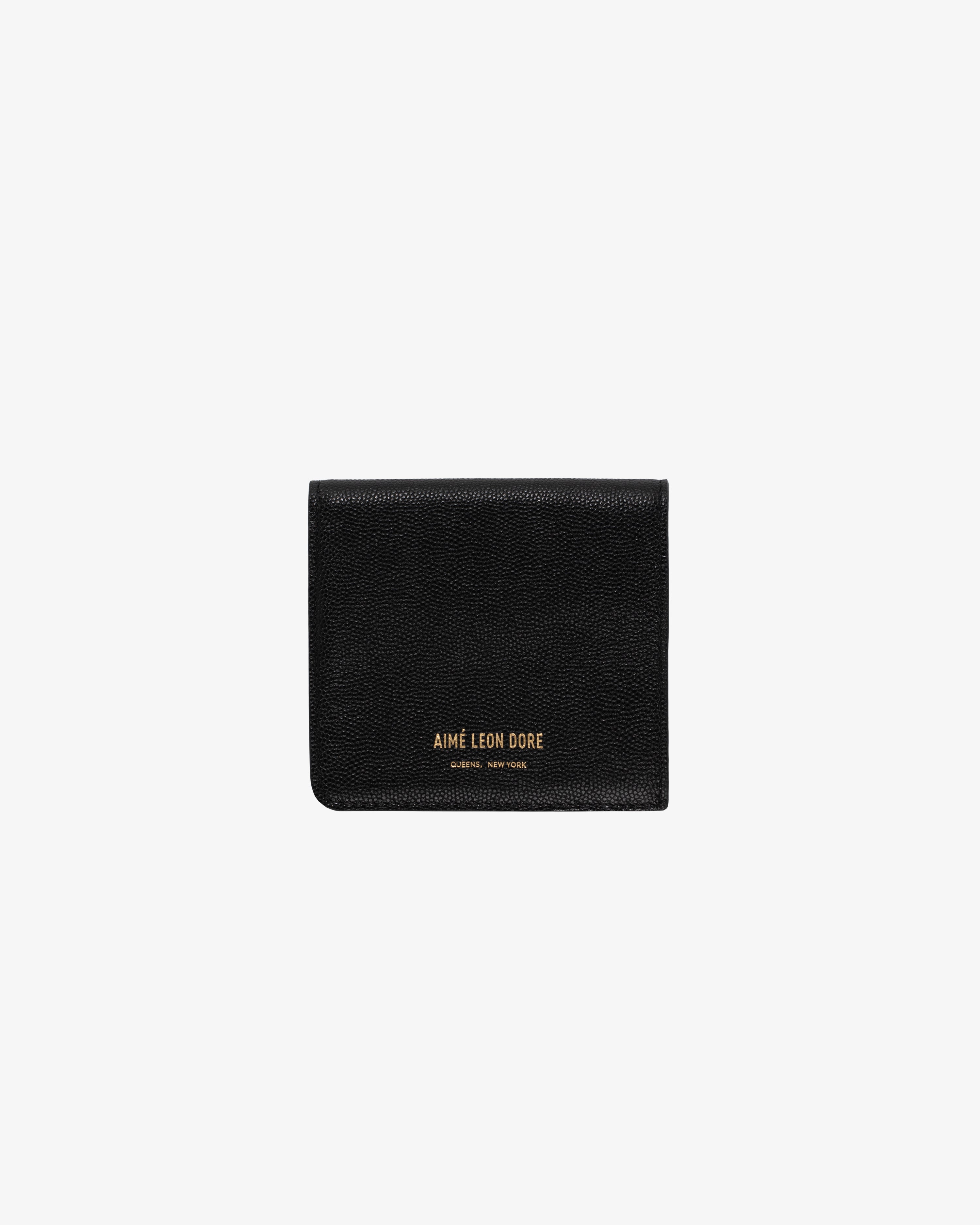 Caviar Leather Bi-Fold Wallet