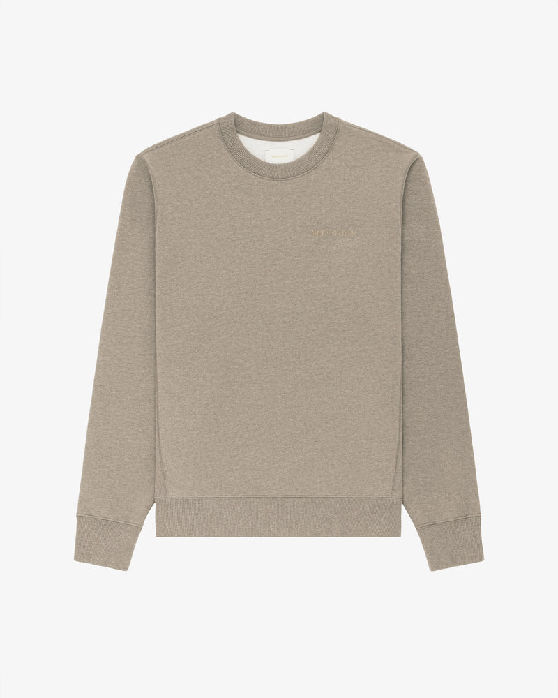 Melange Uniform Crewneck Sweatshirt