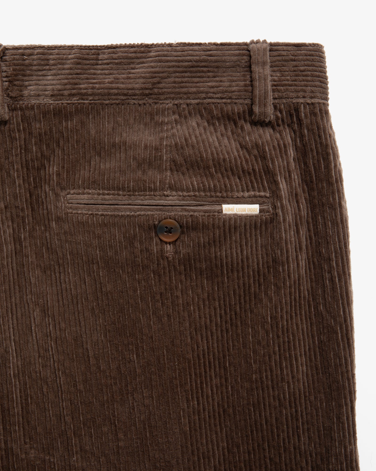 Double Pleated Corduroy Pant