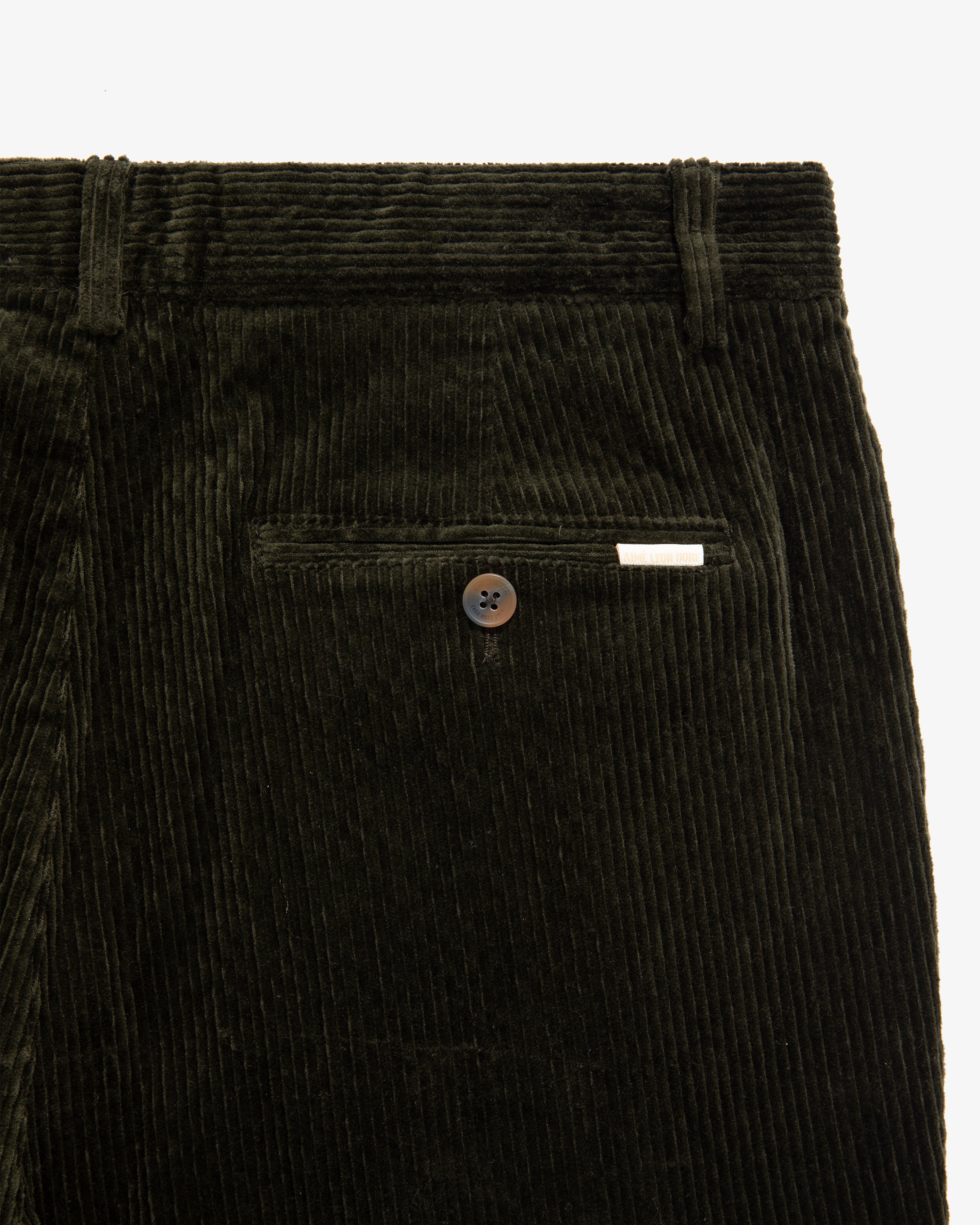 Double Pleated Corduroy Pant