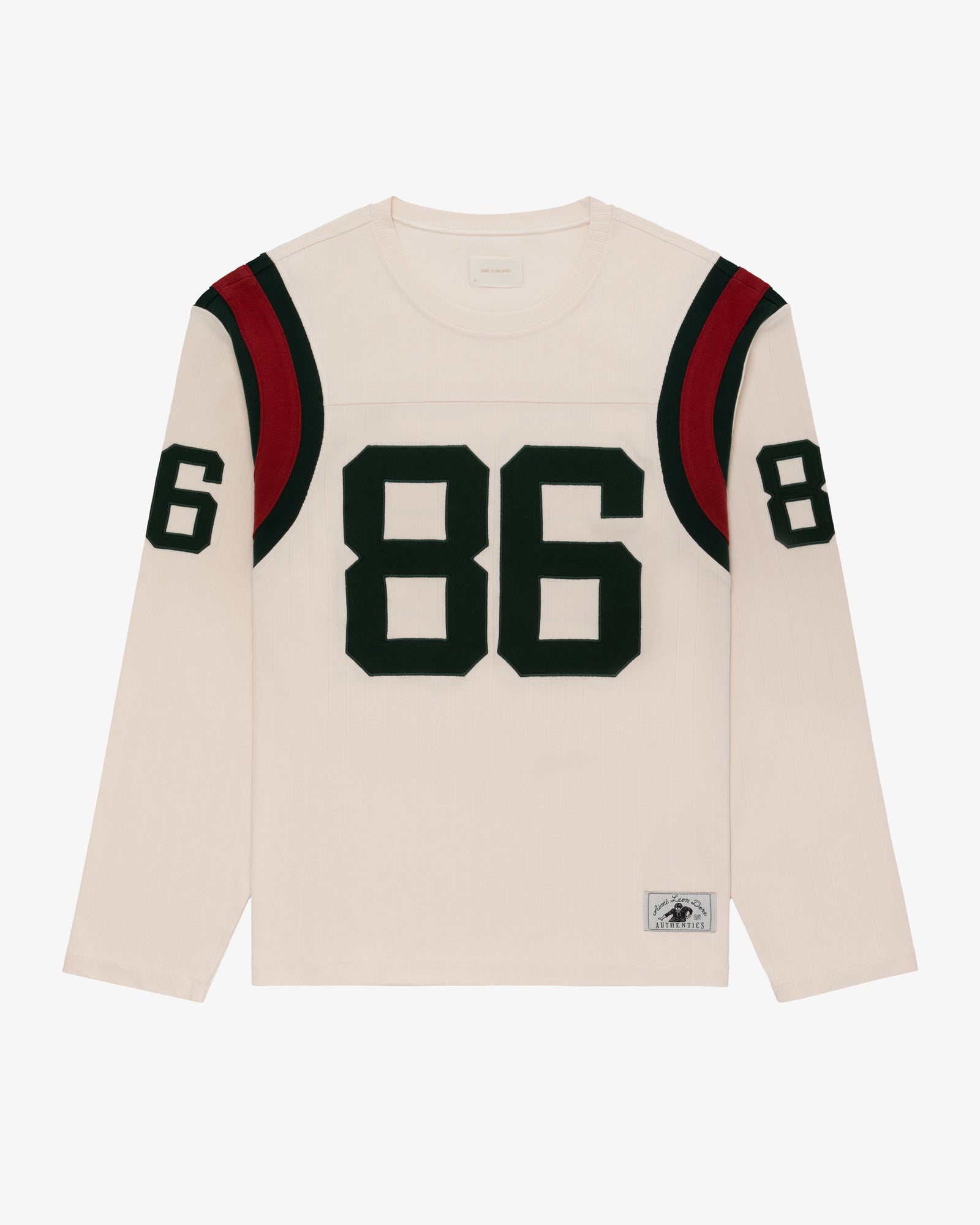 Long-Sleeve Ribbed Football Jersey