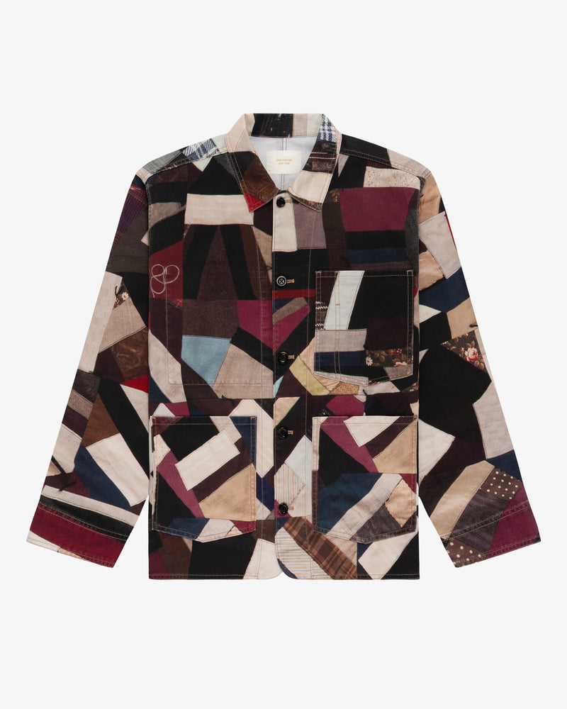 Quilt Print Chore Jacket