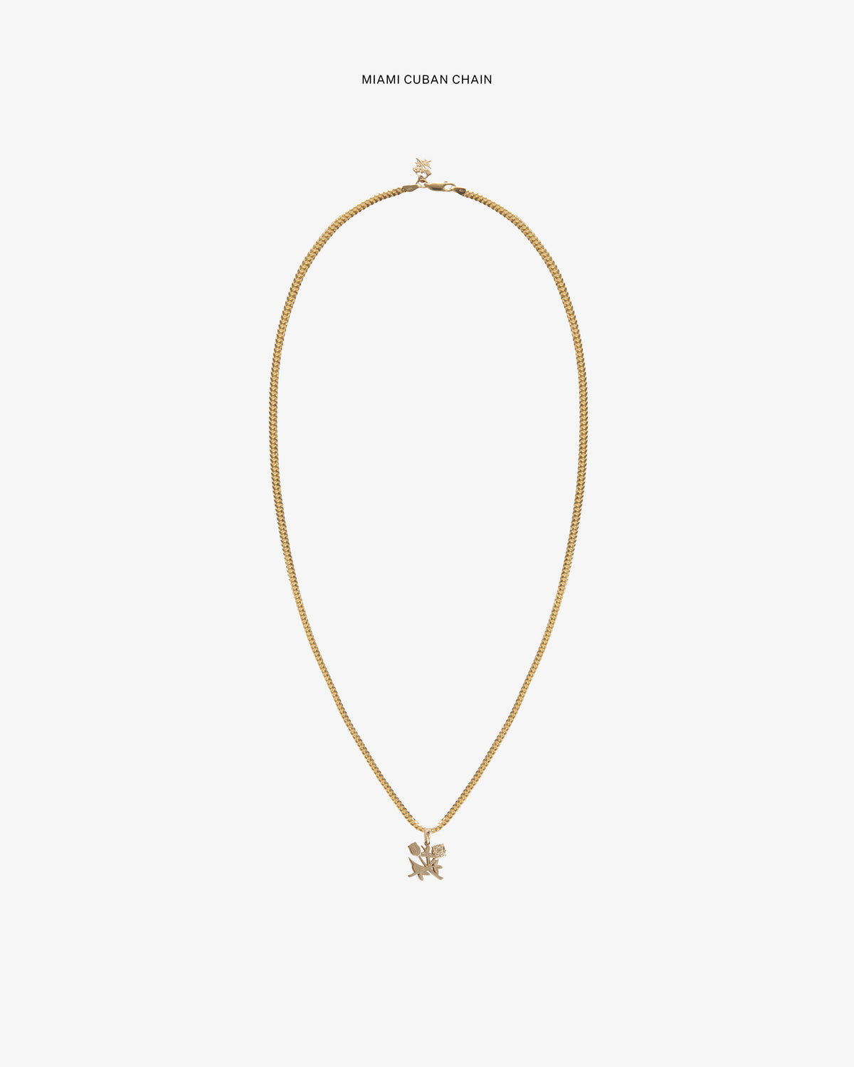 14Kt Gold Pendant necklace displayed on a plain white background.
