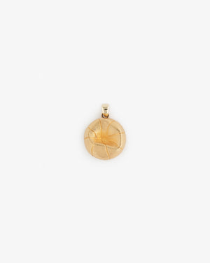 14Kt Gold Basketball Pendant