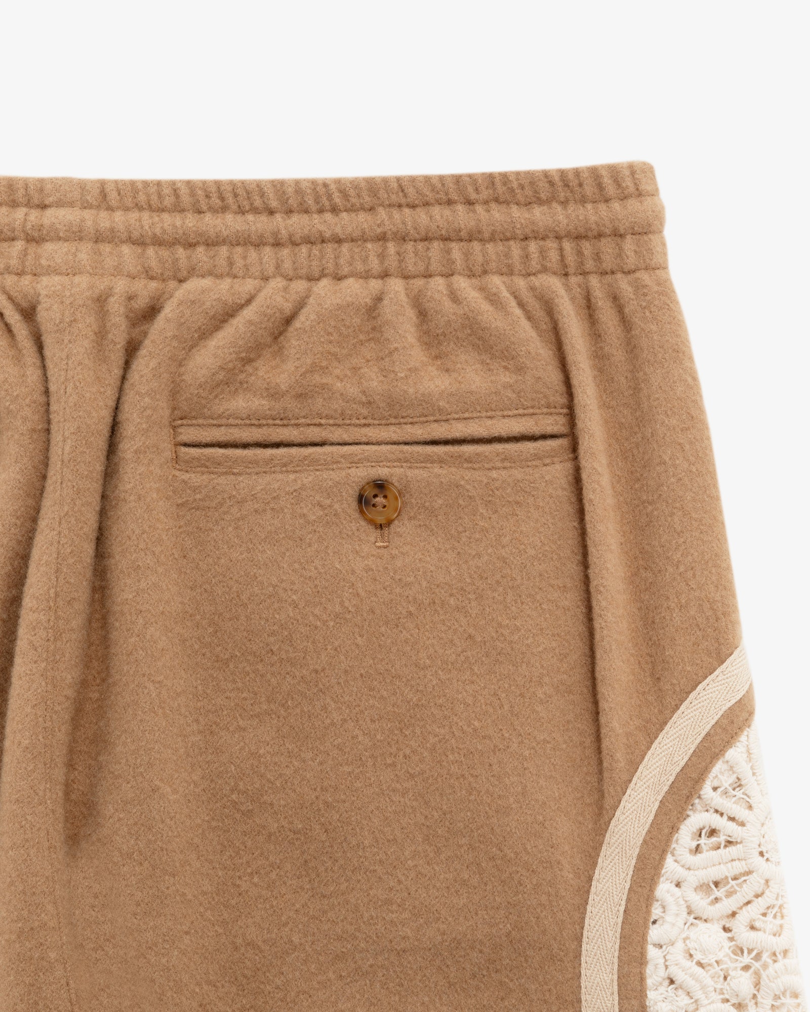 Lace Camel Court Short