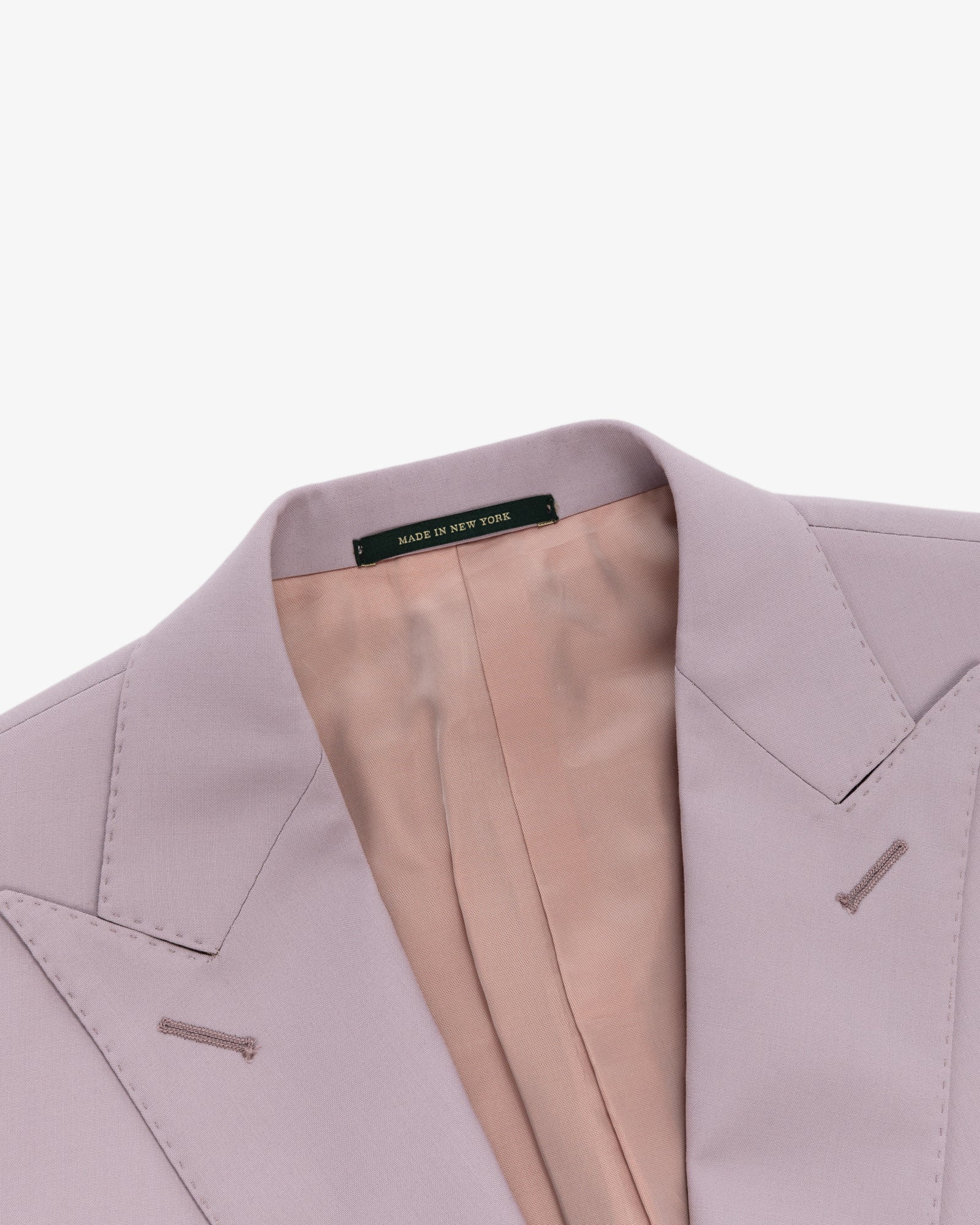 Double Breasted  Tropical Wool Suit Jacket