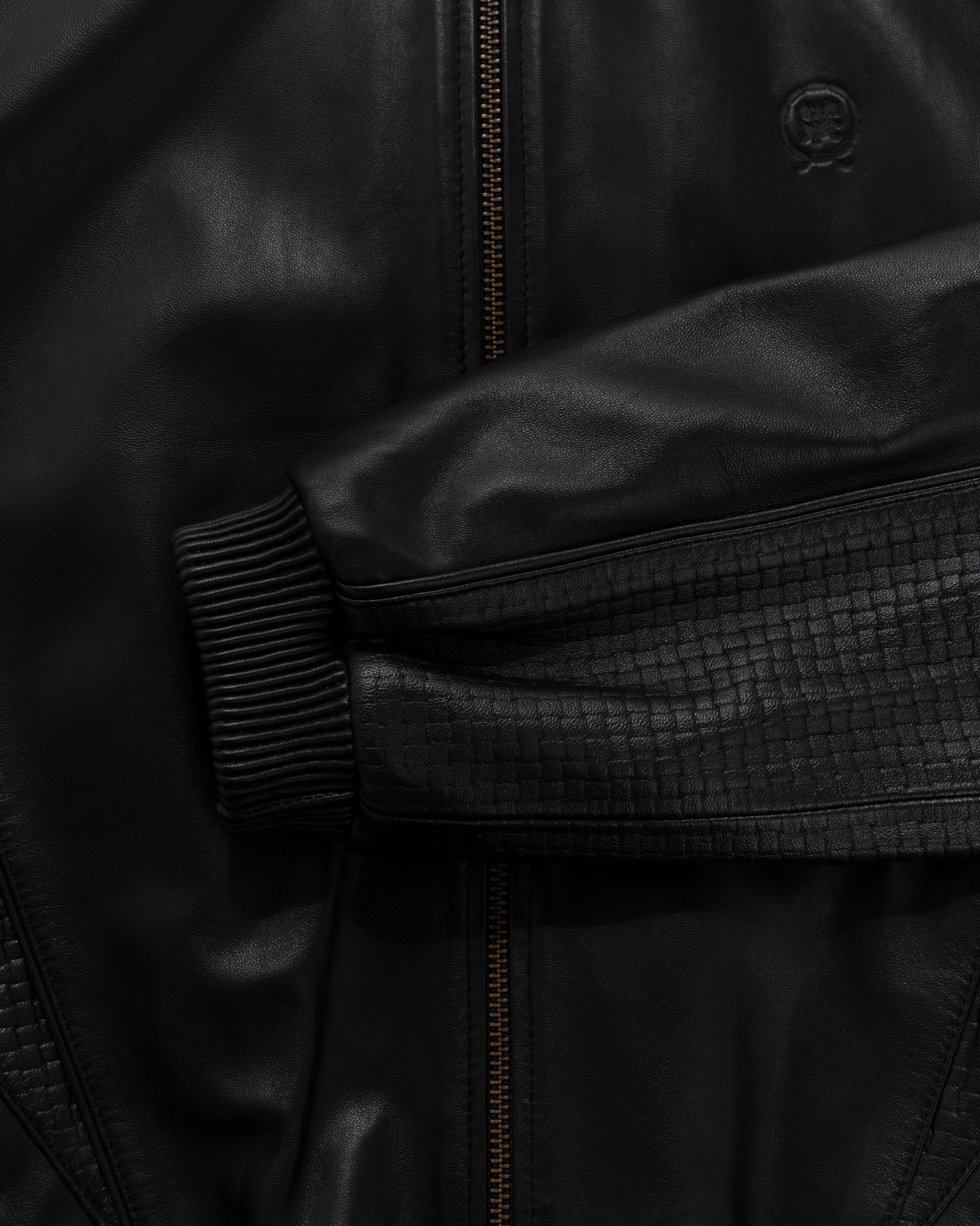 Leather Track Jacket