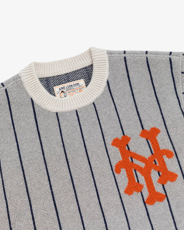 ALD / New York Mets Pinstripe Sweater