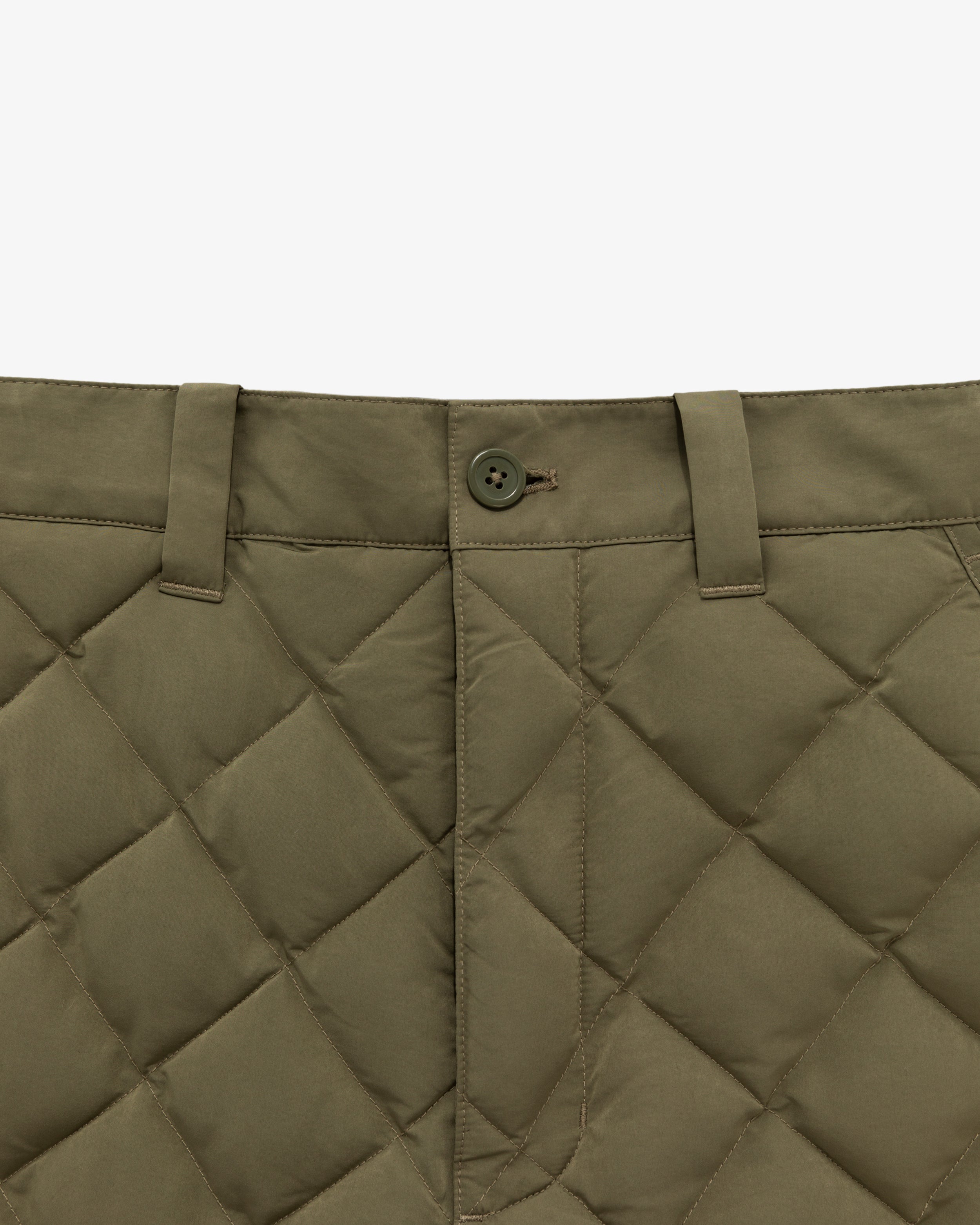 Nylon Quilted Pant