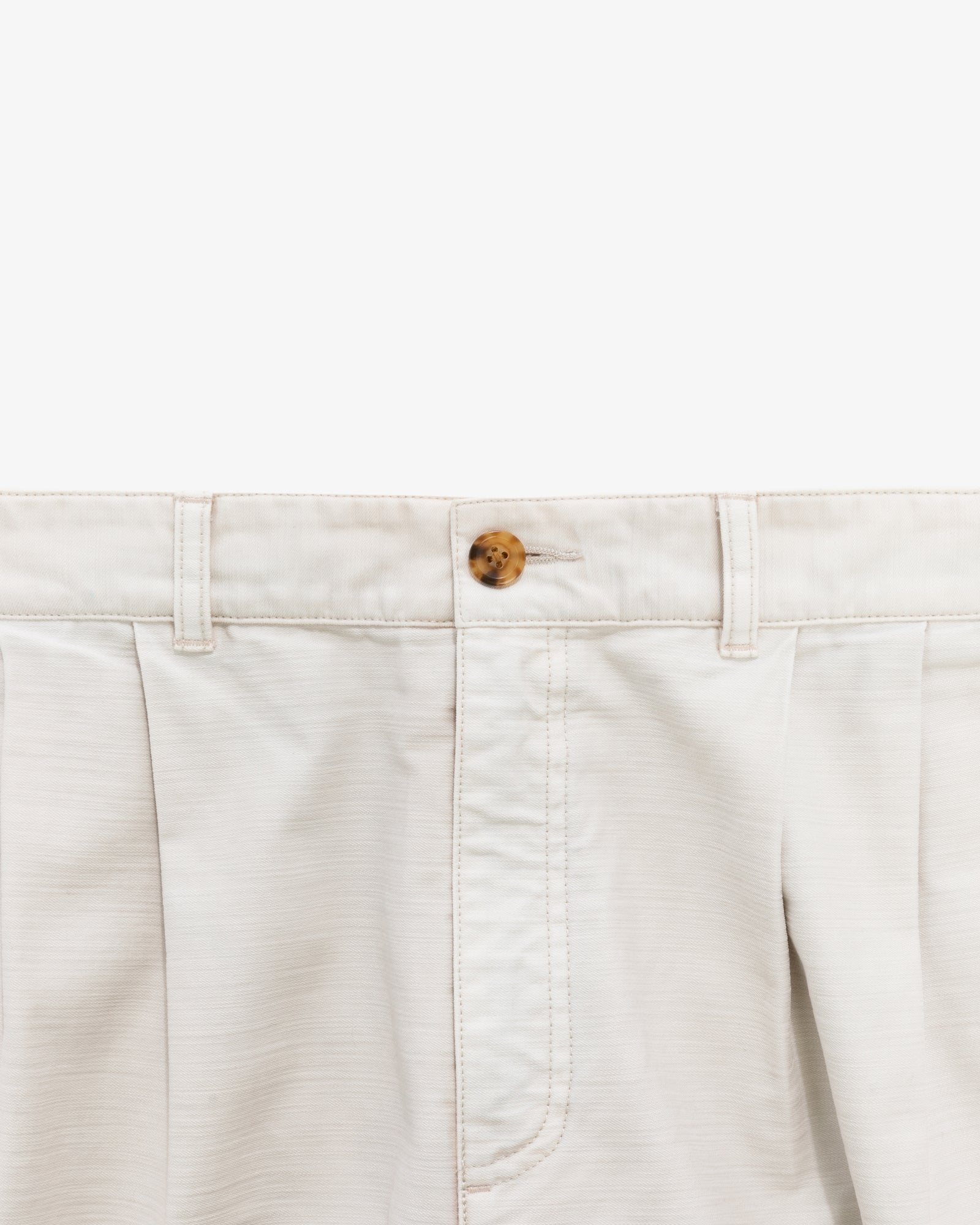 Garment Dyed Double Pleated Pant