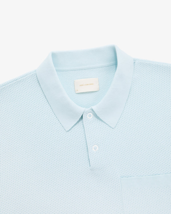 Short-Sleeve Knit Polo