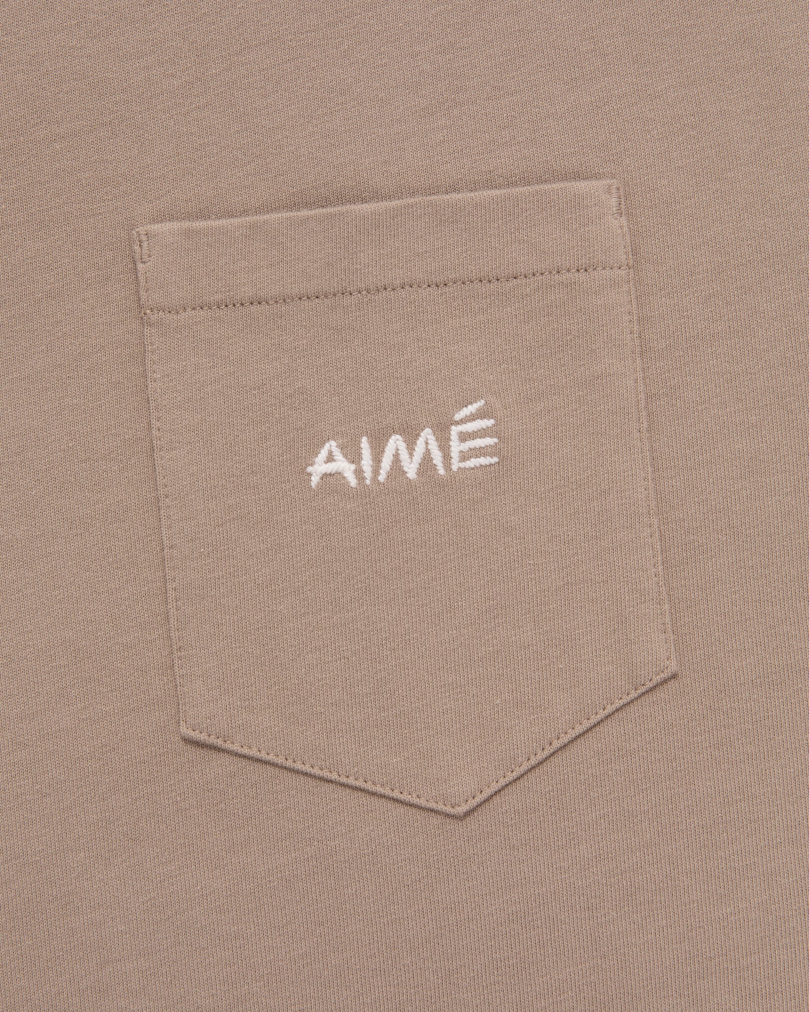 Embroidered Aimé Pocket Tee