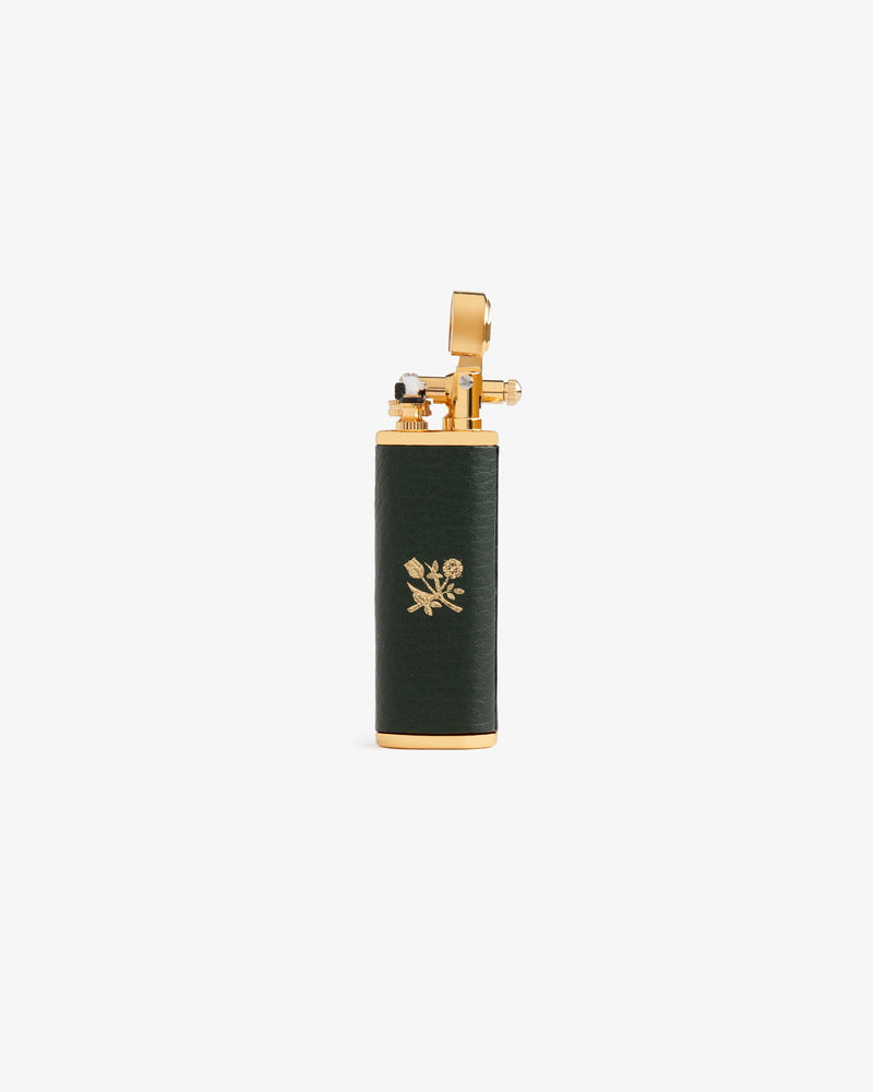 Queens Crest Leather Lighter