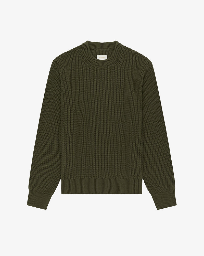 Shaker Stitch  Crewneck  Sweater