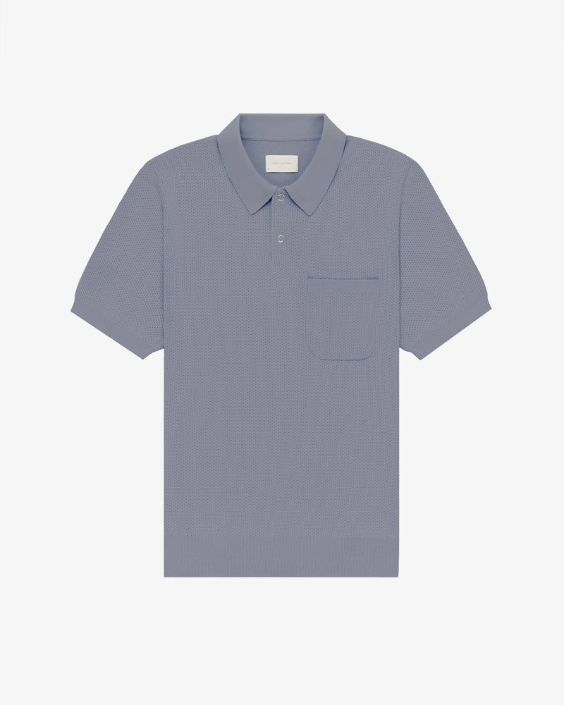 Short-Sleeve Knit Polo