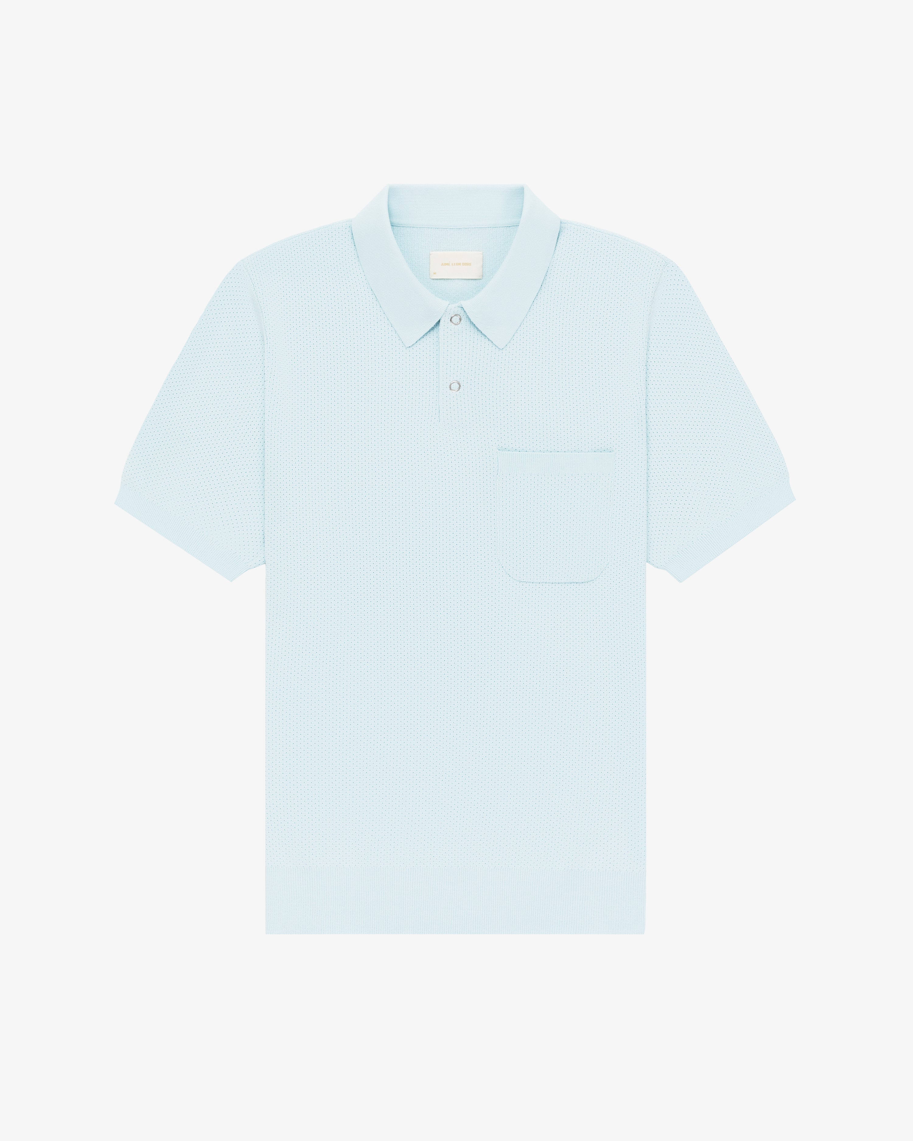 Short-Sleeve Knit Polo