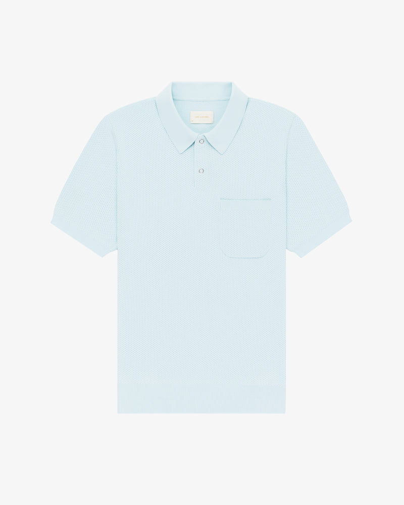 Short-Sleeve Knit Polo