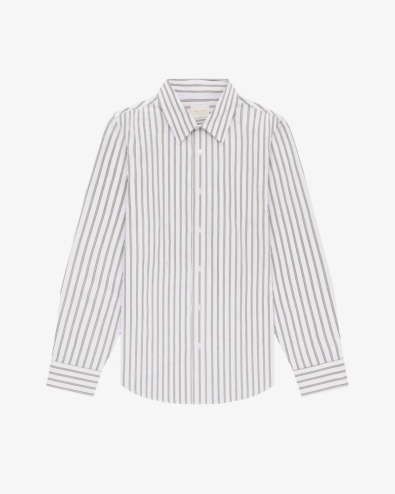 Striped Poplin  Shirt