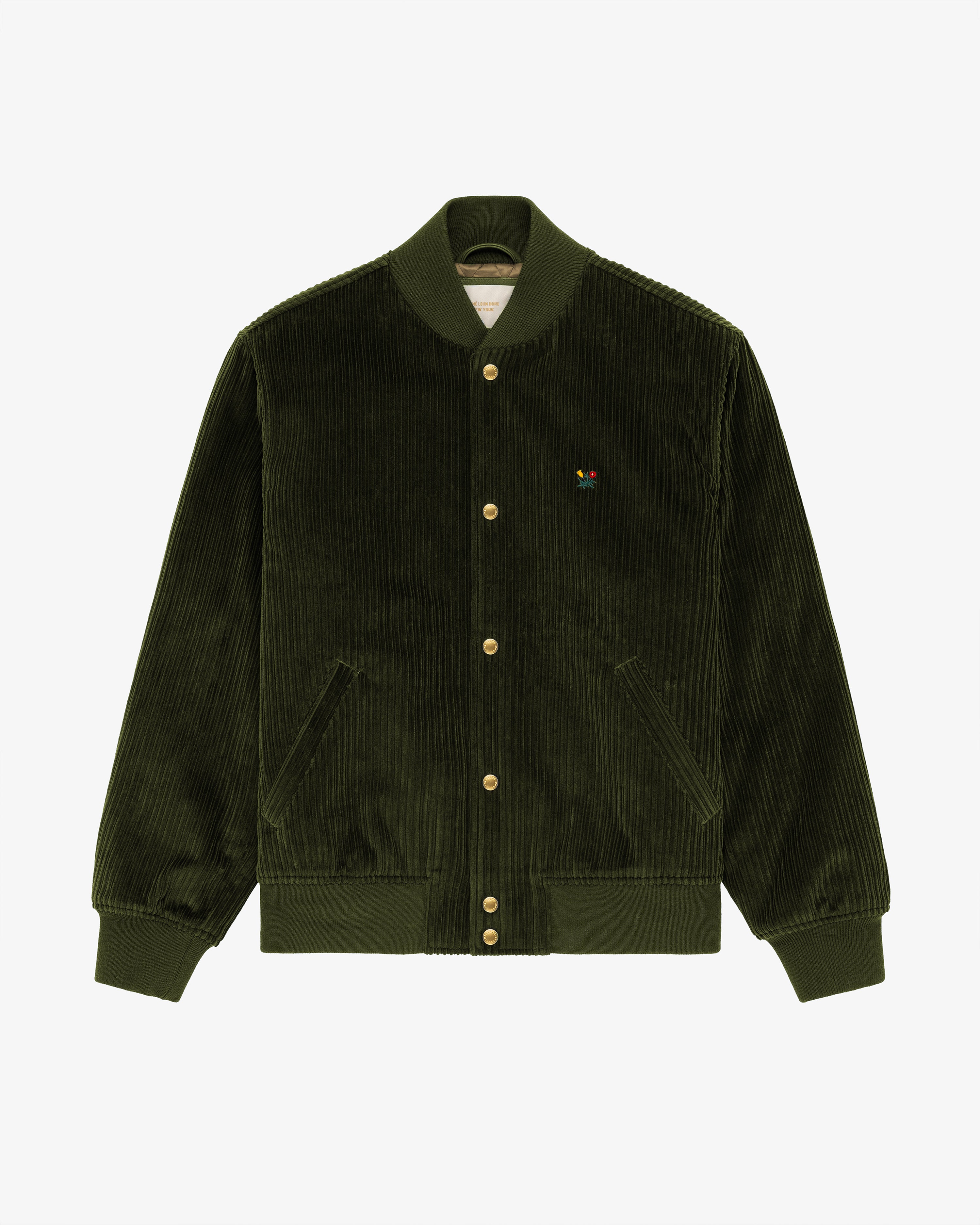 Corduroy Crest Varsity Jacket